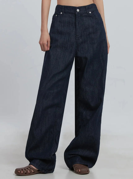 catie-straight-fit-jeans-iu512 / Dark blue