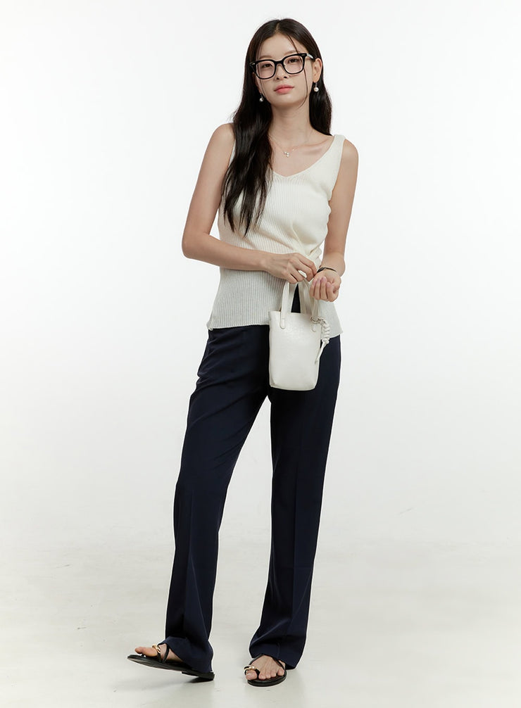 slim-tailored-pants-ol430 / Dark blue