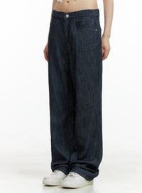 low-waist-loose-fit-baggy-jeans-cl403 / Dark blue