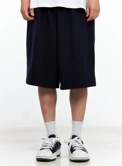 mens-soft-bermuda-sweatshorts-il514 / Dark blue