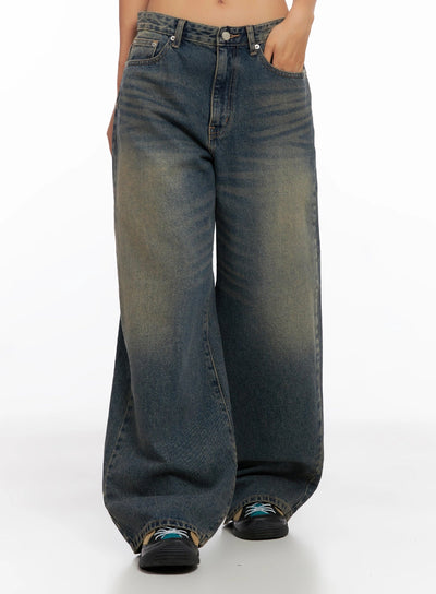 maisie-vintage-wide-leg-jeans-ig528 / Dark blue
