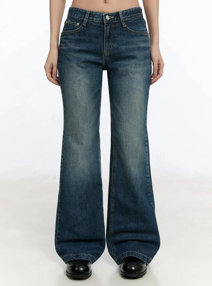 jianna-flared-bootcut-jeans-im513 / Dark blue