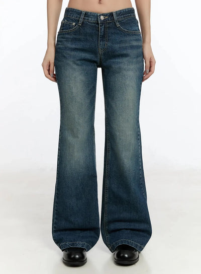 jianna-flared-bootcut-jeans-im513 / Dark blue