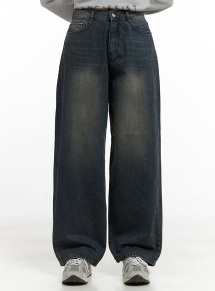 ella-comfy-baggy-jeans-cg419 / Dark blue