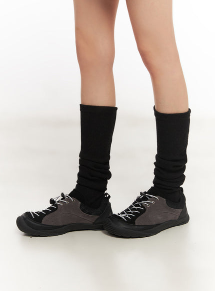 urban-faux-leather-sneakers-iy502 / Dark gray