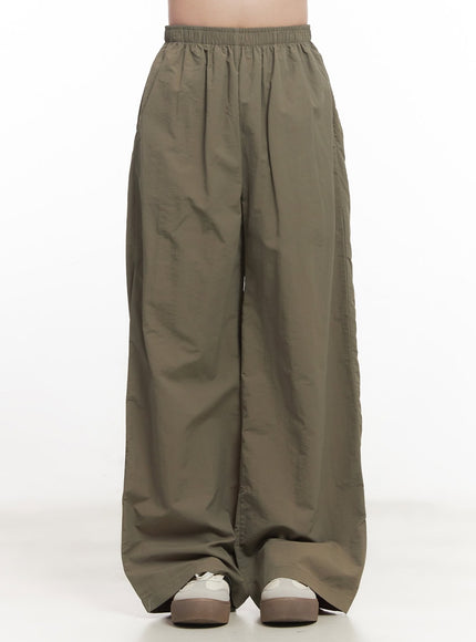 slouchy-tech-pants-ca510 / Dark green