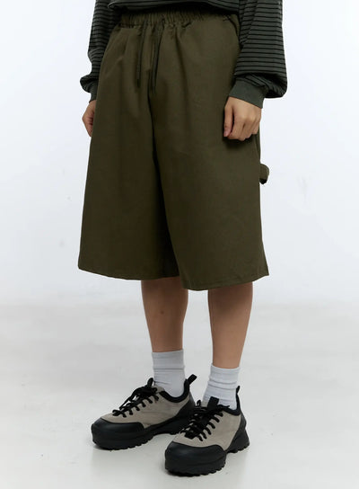 mens-utility-bermuda-shorts-ig519 / Dark green