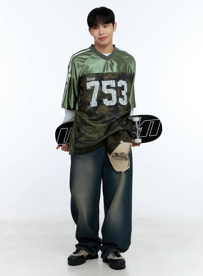 mens-camo-short-sleeve-tee-ig519 / Dark green