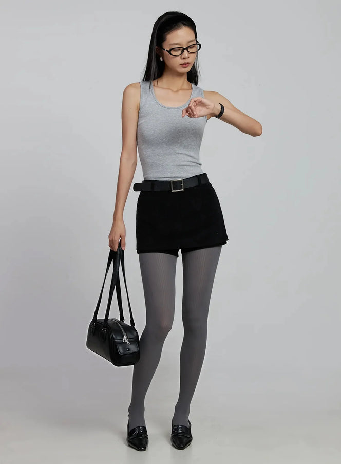 classic-u-neck-tank-top-im520 / Gray