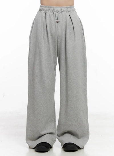 wide-leg-sweatpants-co523 / Gray