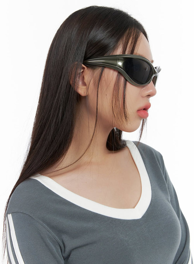 stylish-cat-eye-sunglasses-co402 / Gray