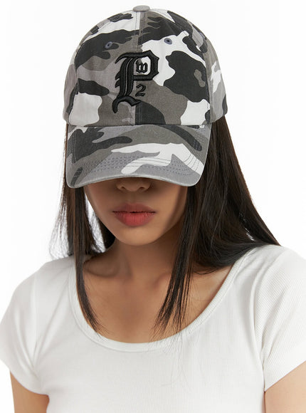 embroidered-camo-cap-cu414 / Gray