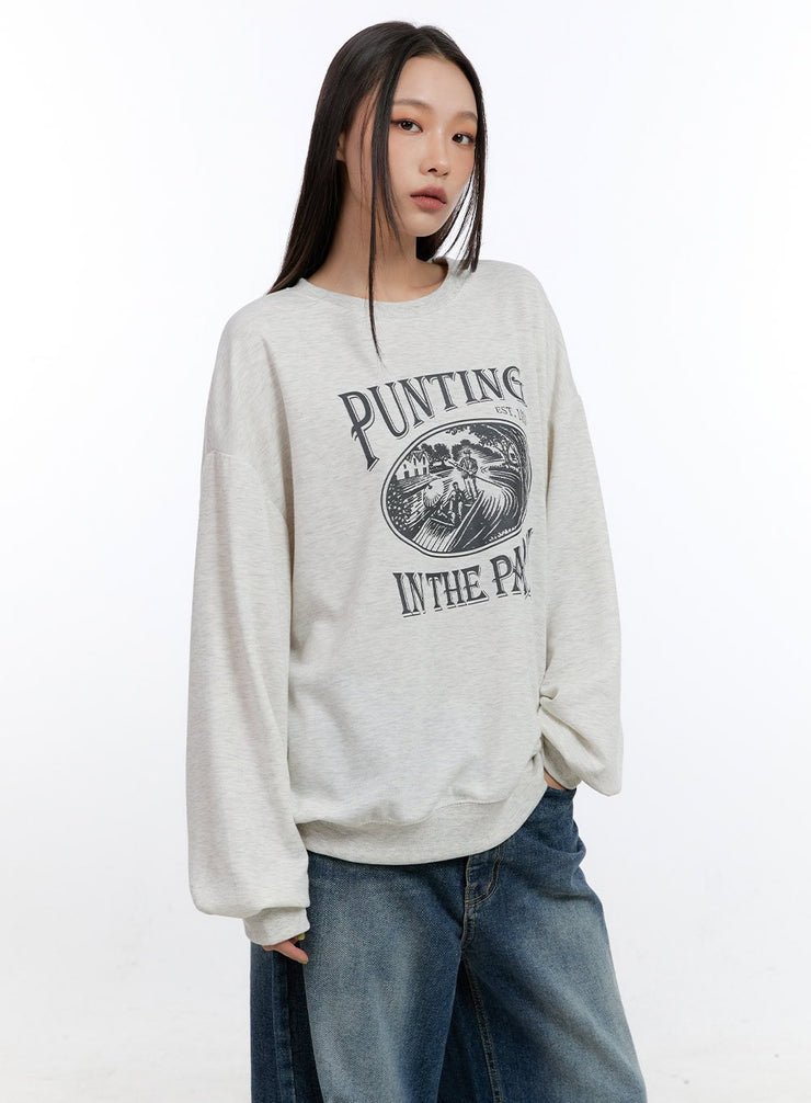 cozy-cotton-graphic-sweatshirt-co431 / Light beige