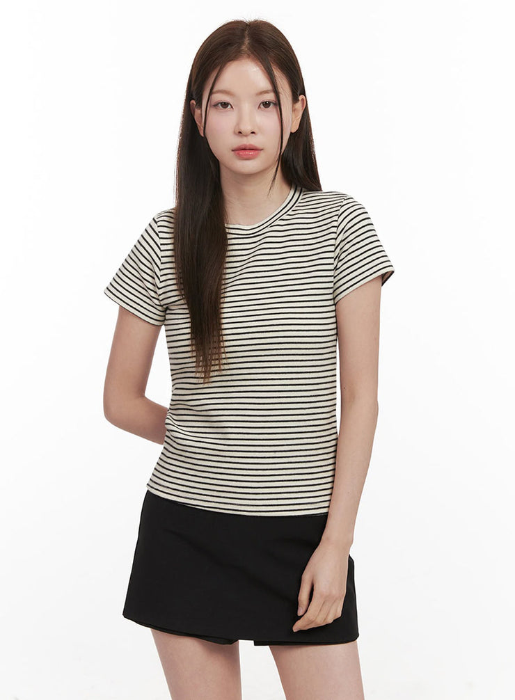 Basic Striped Tee IJ527