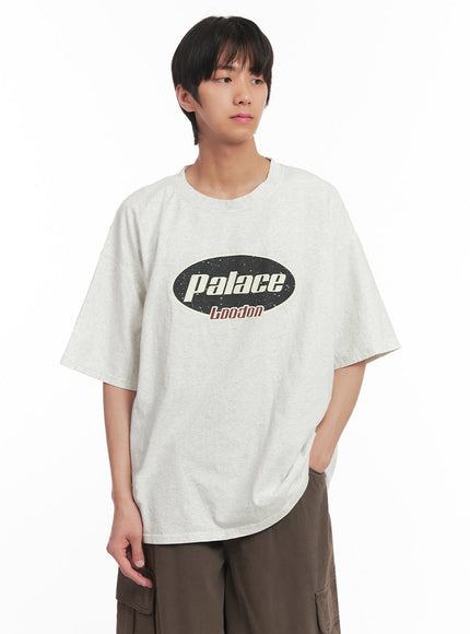 mens-urban-graphic-oversize-t-shirt-ia510 / Light beige