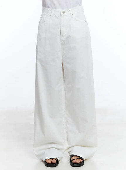 comfy-wide-fit-pants-cu513 / White