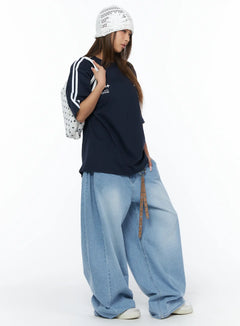 connie-wide-leg-jeans-ca516 / Light blue