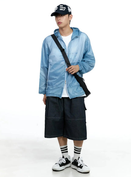 mens-breathable-windbreaker-ig520 / Light blue