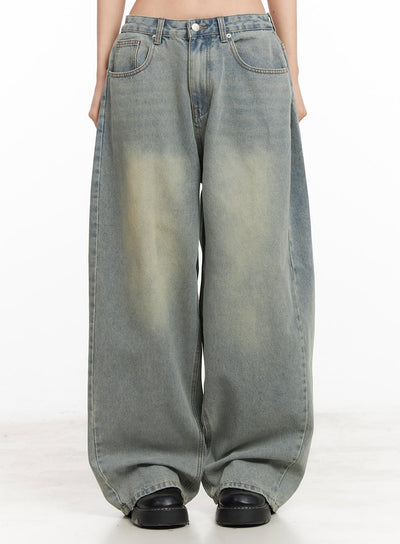 hillary-washed-wide-leg-jeans-cm504 / Light blue