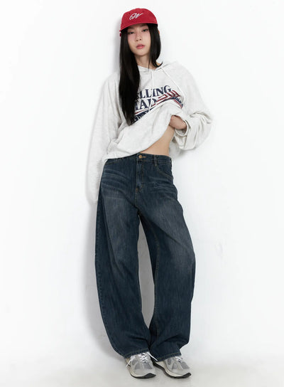 retro-graphic-hoodie-cg525 / Light gray