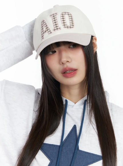 aio-embroidered-cap-if505 / Pink