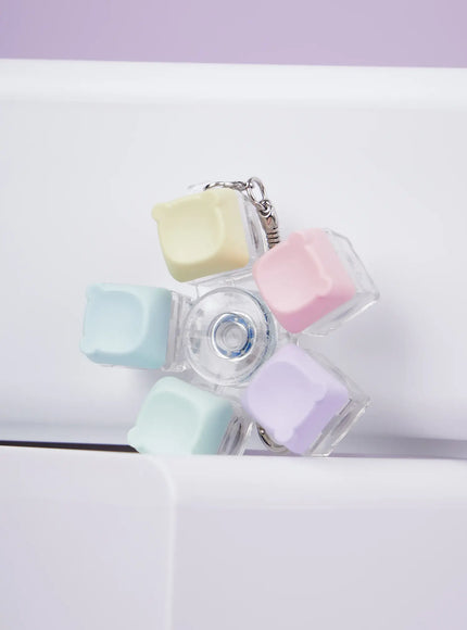 pastel-5-keycap-keychain-ia524 / Pink