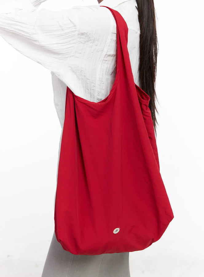 essential-slouchy-tote-bag-cl522 / Red
