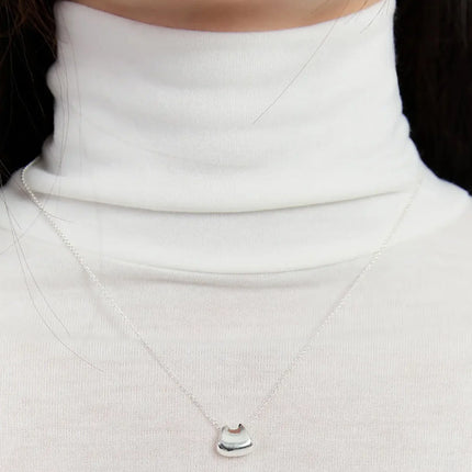 minimalist-pendant-necklace-id526 / Silver