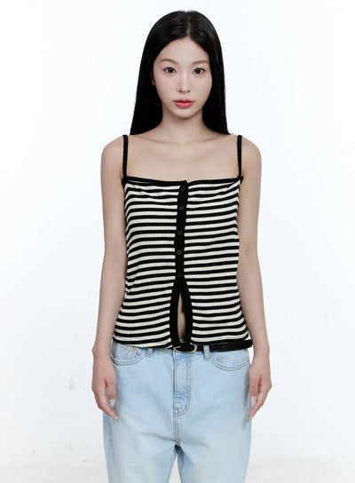 striped-knit-tank-top-cg512 / White