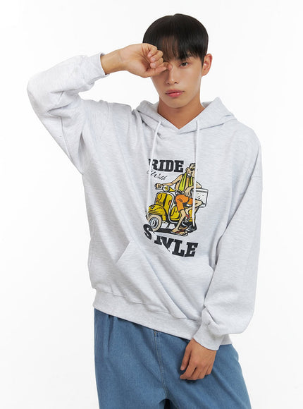 mens-graphic-hooded-sweatshirt-is419 / White