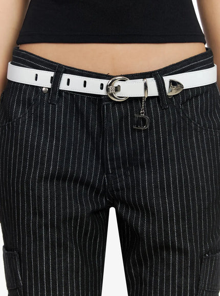 classic-d-buckle-leather-belt-ca513 / White