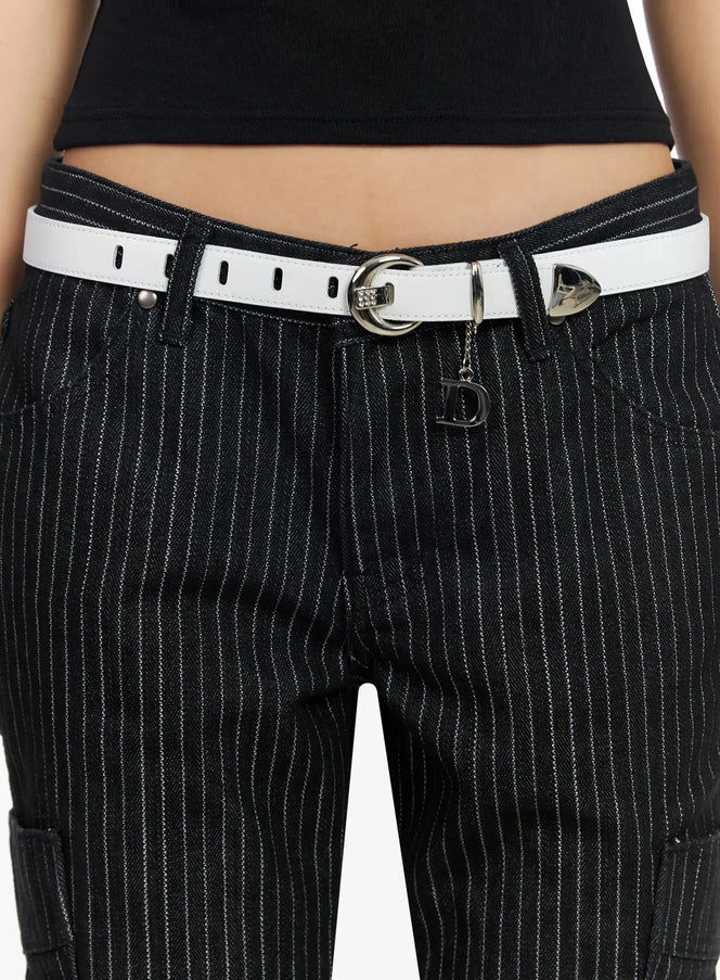 classic-d-buckle-leather-belt-ca513 / White