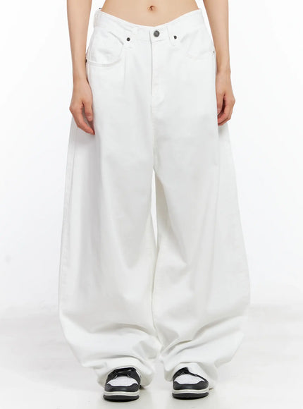wide-leg-loose-fit-pants-cl529 / White