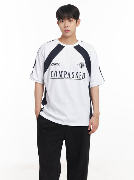 mens-two-tone-t-shirt-ia529 / White