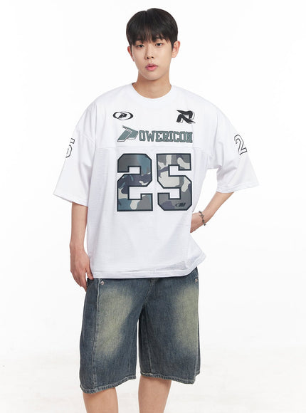 mens-camo-mesh-jersey-t-shirt-ia525 / White