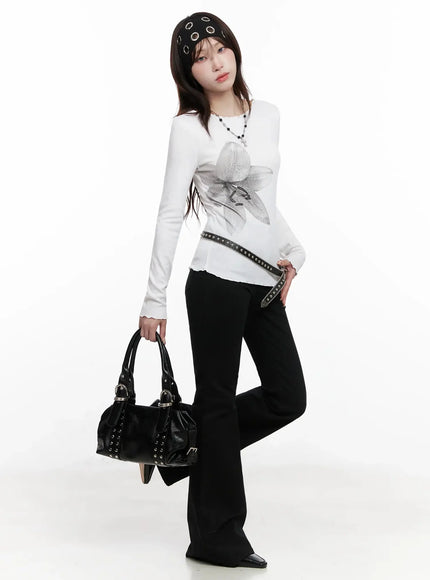 chic-botanical-print-shirt-in514 / White