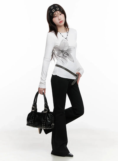 chic-botanical-print-shirt-in514 / White