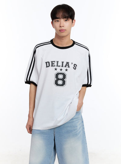 men-s-sporty-raglan-track-t-shirt-iy529 / White