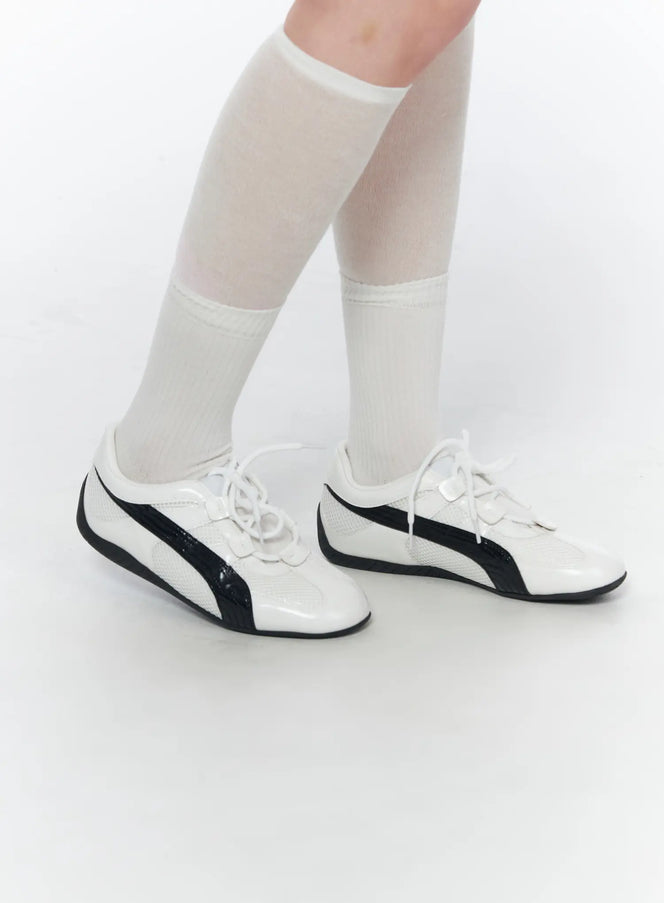 Two-Tone Mesh Sneakers CA527