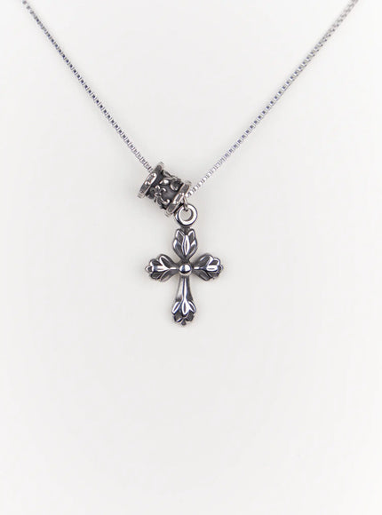 vintage-cross-necklace-in514 / Silver