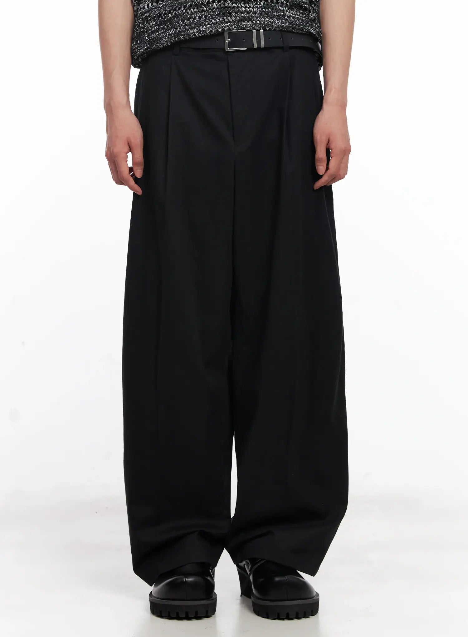 Men's Baggy Wide-Leg Trousers IL501 LEWKIN - EUROPE Men's Baggy Wide-Leg Trousers IL501 LEWKIN - EUROPE
