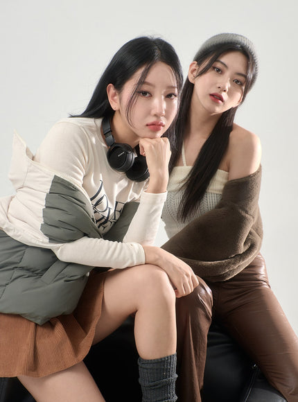 Faux Leather Straight Pants BD09