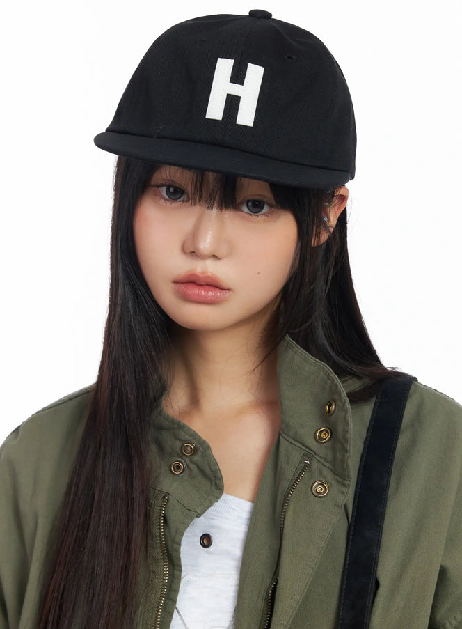 minimalist-h-logo-baseball-cap-cf506-1 / Black