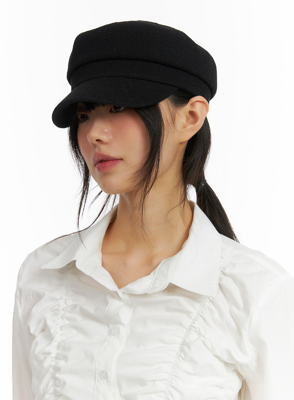 solid-chic-wide-hat-cm413 / Black