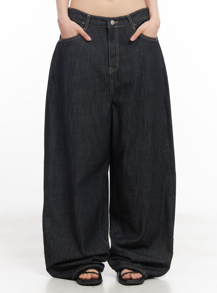 elvie-baggy-jeans-cy528 / Black