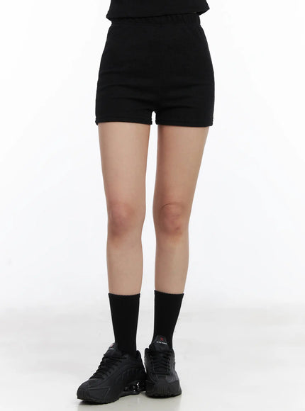 cozy-knit-micro-shorts-cd505 / Black