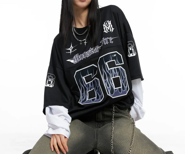 Oversized Graphic Long Sleeve CC1109