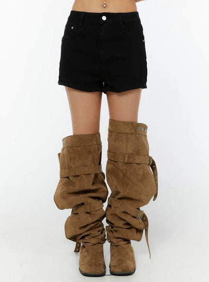 hip-pad-cotton-shorts-cy521 / Black