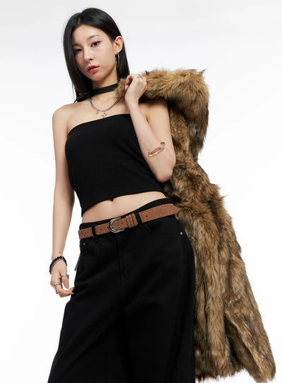 basic-ribbed-tube-top-cc1109 / Black