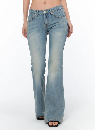 nalani-low-rise-vintage-bootcut-jeans-ca514 / Blue